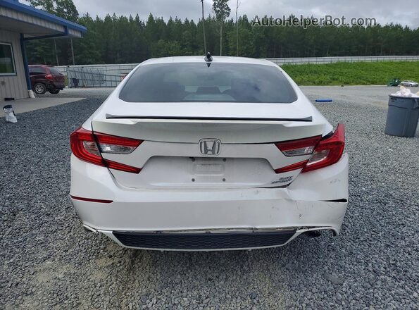 1HGCV2F36MA033775 2021 HONDA ACCORD White Vista trasera