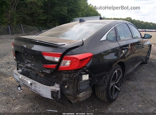 1HGCV2F37JA029407 2018 HONDA ACCORD Black Rear right