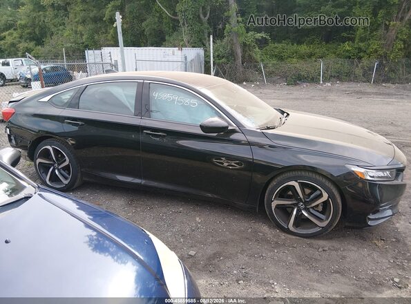 1HGCV2F37JA029407 2018 HONDA ACCORD Black 360 interior view