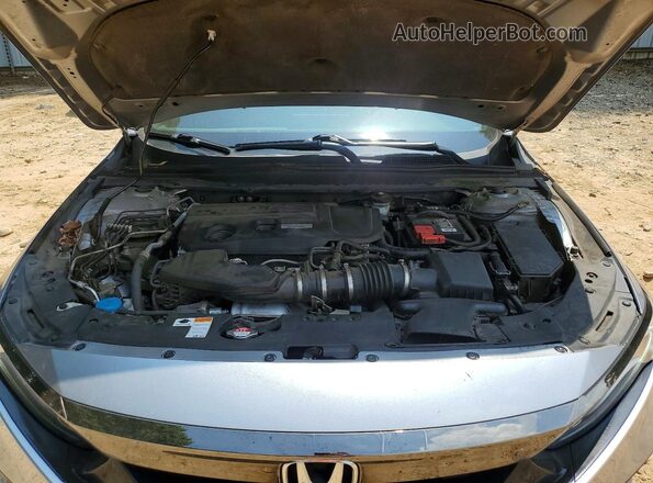 1HGCV2F37KA018389 2019 HONDA ACCORD Silver უკანა სალონის ხედი