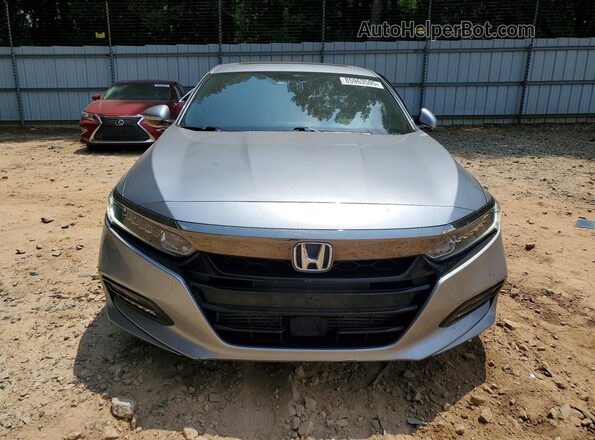 1HGCV2F37KA018389 2019 HONDA ACCORD Silver წინა ხედი