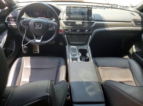1HGCV2F37KA018389 2019 HONDA ACCORD Silver წინა პანელის ხედი