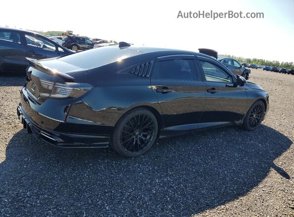 1HGCV2F37KA800126 2019 HONDA ACCORD Black Задня права чверть
