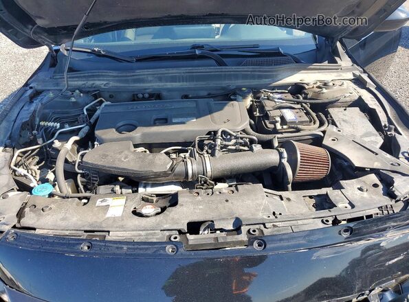 1HGCV2F37KA800126 2019 HONDA ACCORD Black Вид задньої частини салону