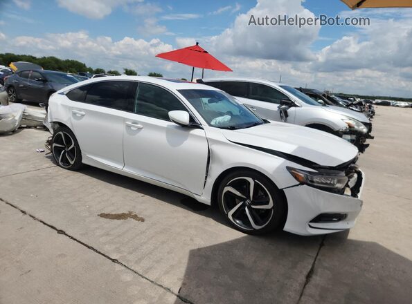 1HGCV2F37LA018829 2020 HONDA ACCORD White Przód prawy