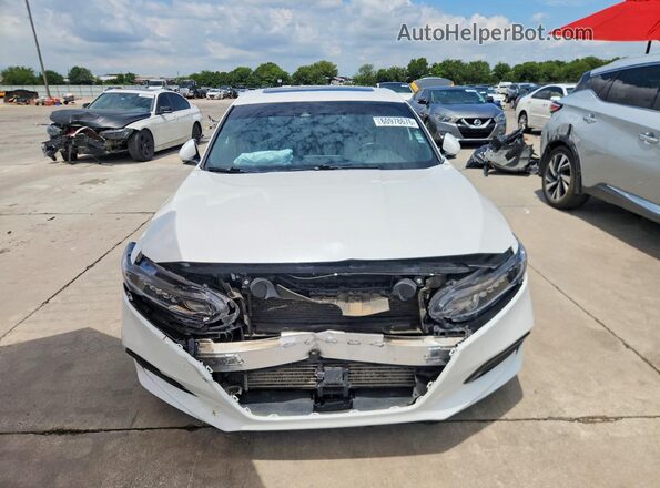 1HGCV2F37LA018829 2020 HONDA ACCORD White Widok z przodu