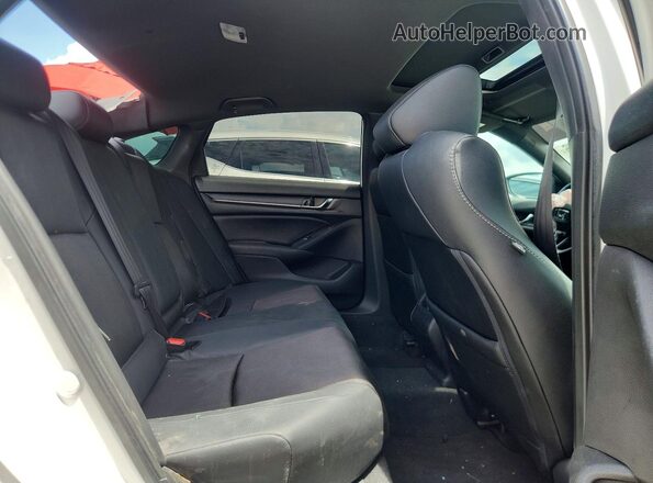 1HGCV2F37LA018829 2020 HONDA ACCORD White Widok tylnych siedzeń