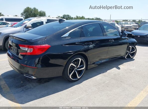 1HGCV2F37LA026347 2020 HONDA ACCORD Black Հետևի աջ