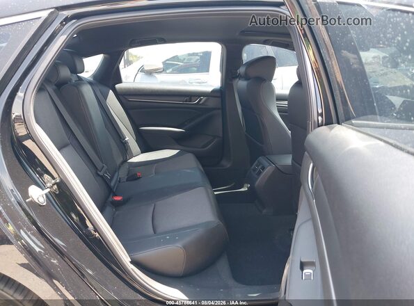 1HGCV2F37LA026347 2020 HONDA ACCORD Black VIN կոդի պիտակի տեսք