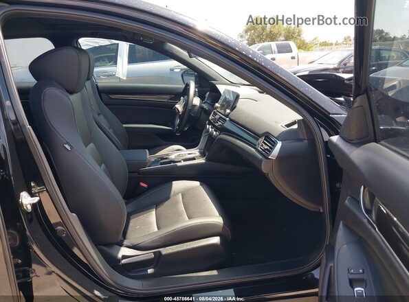 1HGCV2F37LA026347 2020 HONDA ACCORD Black Սալոնի դիմացի տեսք