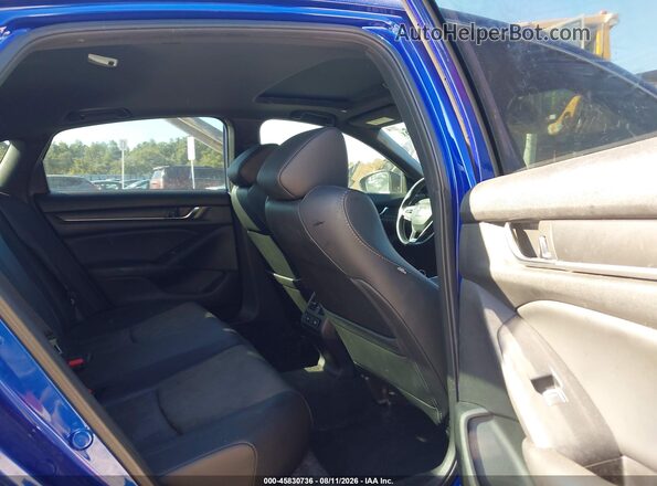 1HGCV2F37MA012739 2021 HONDA ACCORD Blue Вид наклейки з VIN-кодом