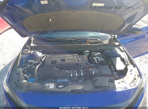 1HGCV2F37MA012739 2021 HONDA ACCORD Blue Вид ззаду