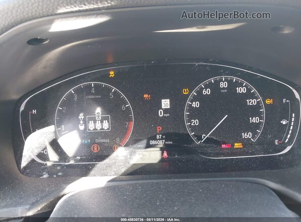 1HGCV2F37MA012739 2021 HONDA ACCORD Blue Вид задніх сидінь
