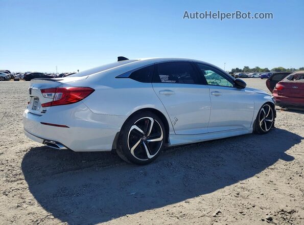1HGCV2F37NA003718 2022 HONDA ACCORD Белый Задняя правая четверть