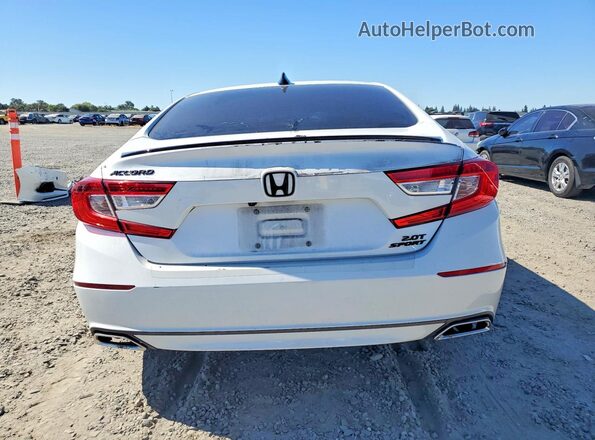 1HGCV2F37NA003718 2022 HONDA ACCORD Белый Вид сзади