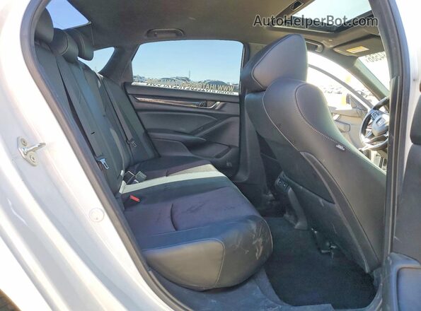 1HGCV2F37NA003718 2022 HONDA ACCORD Белый Вид задних сидений