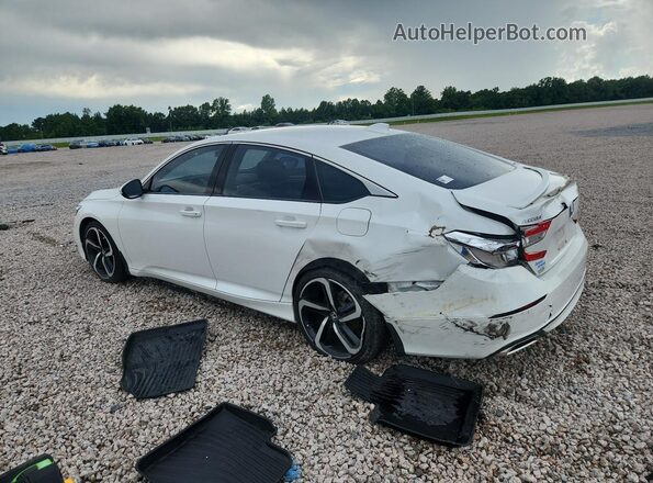 1HGCV2F38KA012648 2019 HONDA ACCORD White Задня ліва чверть