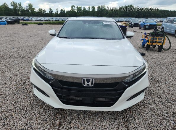 1HGCV2F38KA012648 2019 HONDA ACCORD White Вид спереду