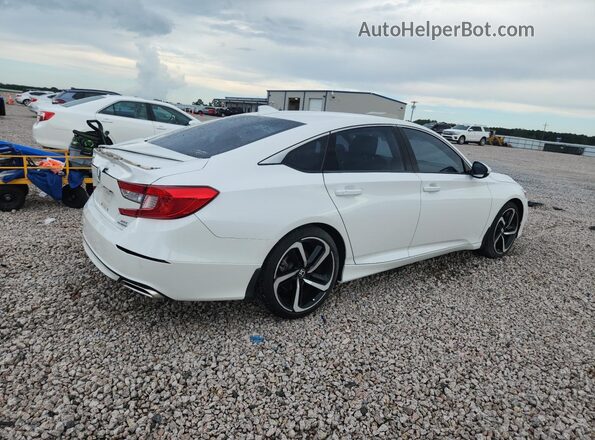 1HGCV2F38KA012648 2019 HONDA ACCORD White Задня права чверть