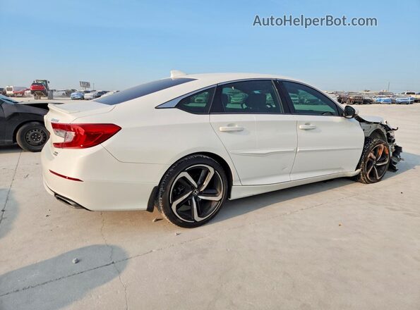1HGCV2F38LA018824 2020 HONDA ACCORD White Հետևի աջ