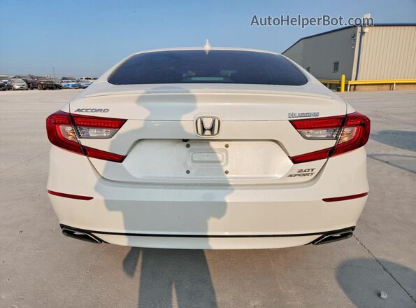1HGCV2F38LA018824 2020 HONDA ACCORD White Հետևի տեսք