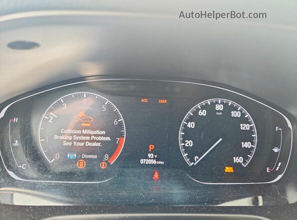 1HGCV2F38LA018824 2020 HONDA ACCORD White Սարքավորումների վահանակի տեսք