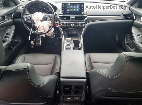 1HGCV2F38MA003869 2021 HONDA ACCORD White Vista del salpicadero