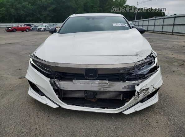 1HGCV2F38MA003869 2021 HONDA ACCORD White Vista frontal
