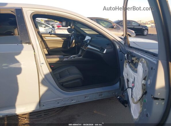 1HGCV2F38MA018694 2021 HONDA ACCORD Gray Вид салону спереду