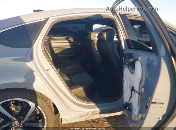 1HGCV2F38MA018694 2021 HONDA ACCORD Gray Вид наклейки з VIN-кодом