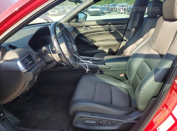 1HGCV2F38MA022468 2021 HONDA ACCORD Red Вид салону спереду