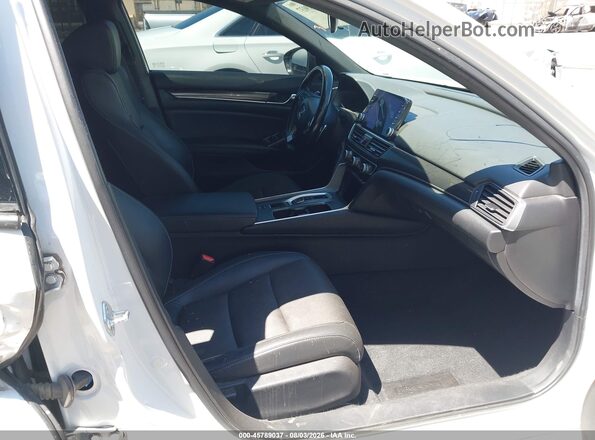 1HGCV2F38MA028027 2021 HONDA ACCORD White წინა სალონის ხედი
