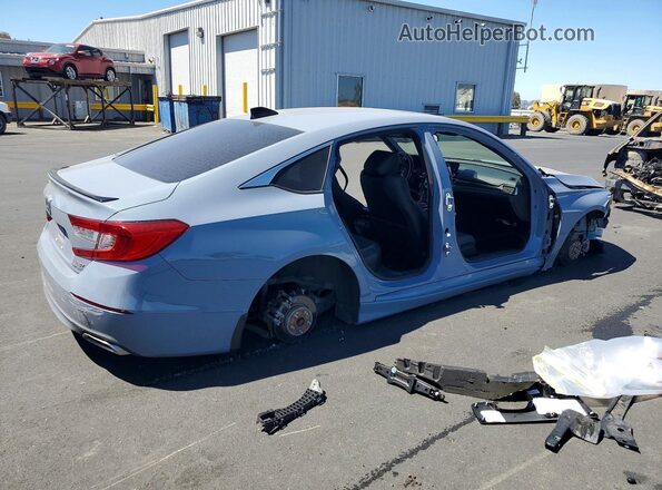 1HGCV2F38NA016400 2022 HONDA ACCORD Blue Задня права чверть