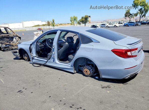 1HGCV2F38NA016400 2022 HONDA ACCORD Blue Задня ліва чверть