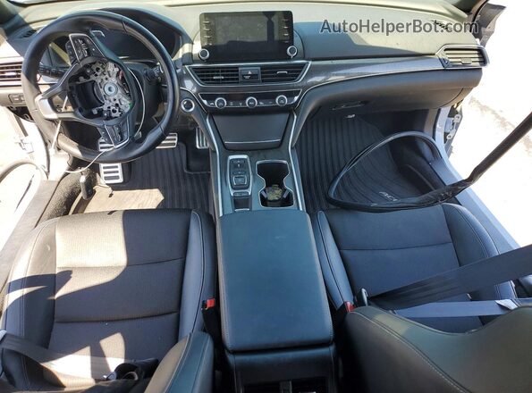 1HGCV2F38NA016400 2022 HONDA ACCORD Blue Вид панелі приладів