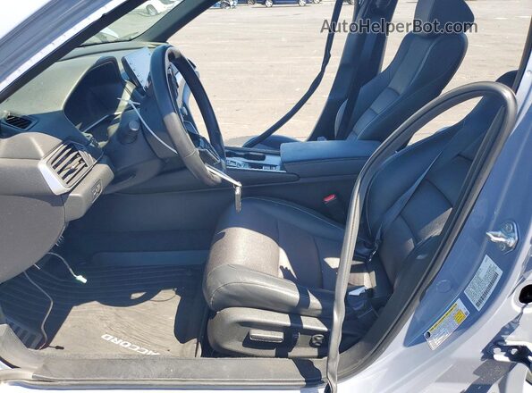 1HGCV2F38NA016400 2022 HONDA ACCORD Blue Вид салону спереду