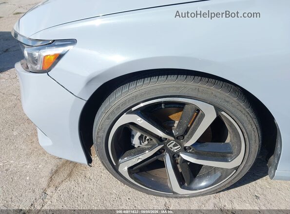 1HGCV2F38NA023539 2022 HONDA ACCORD Light Blue Вид спереди
