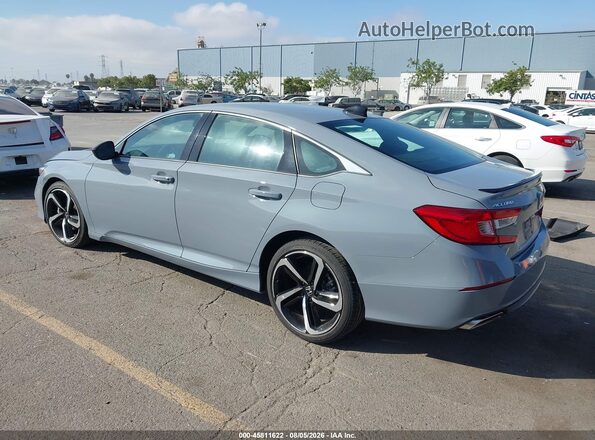 1HGCV2F38NA023539 2022 HONDA ACCORD Light Blue Задняя левая четверть