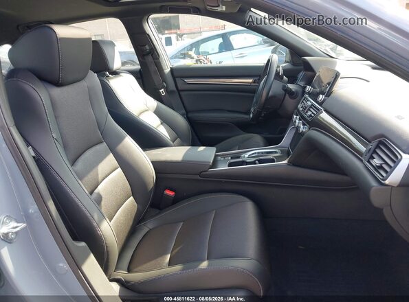1HGCV2F38NA023539 2022 HONDA ACCORD Light Blue Вид салона спереди