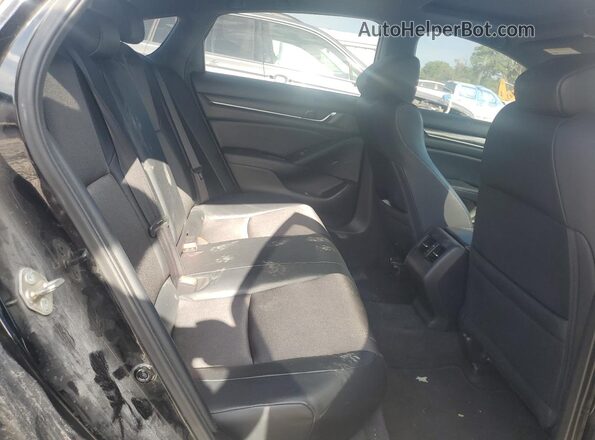 1HGCV2F39JA020241 2018 HONDA ACCORD Black Vista de los asientos traseros