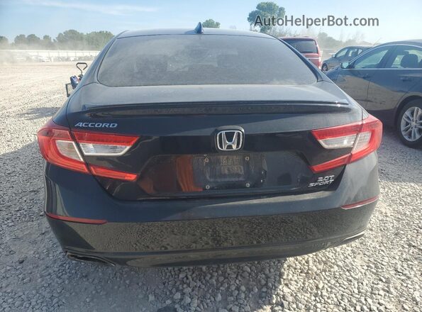 1HGCV2F39JA020241 2018 HONDA ACCORD Black Vista trasera