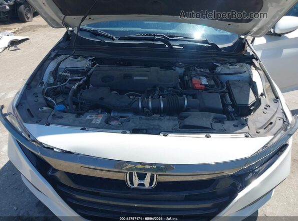 1HGCV2F39KA020676 2019 HONDA ACCORD White Rear view