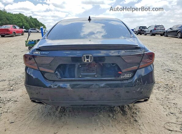 1HGCV2F39KA022525 2019 HONDA ACCORD Black Rear view