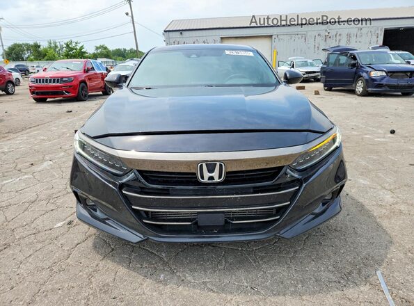 1HGCV2F39MA020728 2021 HONDA ACCORD Black Vista frontal