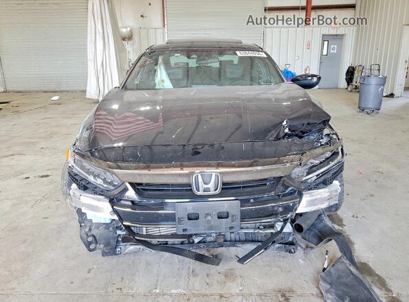1HGCV2F39NA003882 2022 HONDA ACCORD Black წინა ხედი