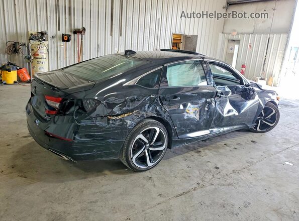 1HGCV2F39NA003882 2022 HONDA ACCORD Black უკანა მარჯვენა