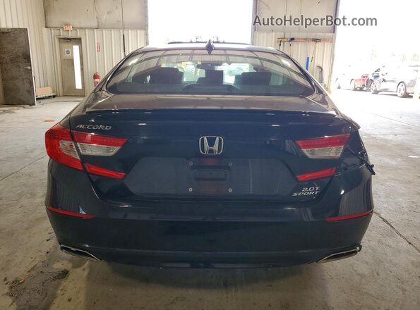 1HGCV2F39NA003882 2022 HONDA ACCORD Black უკანა ხედი