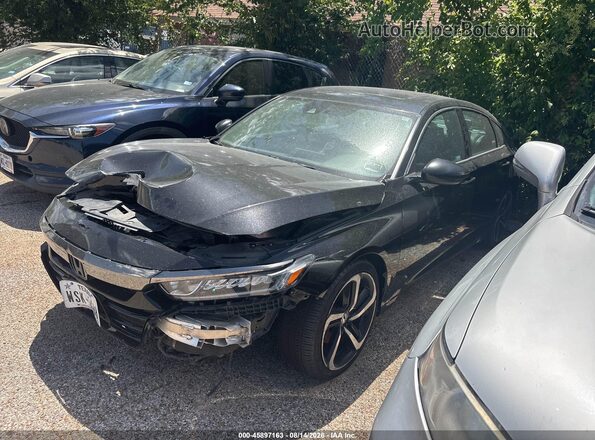 1HGCV2F3XJA037484 2018 HONDA ACCORD  Front left