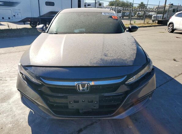 1HGCV2F3XKA016670 2019 HONDA ACCORD Gray Vista frontal