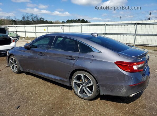 1HGCV2F3XLA023703 2020 HONDA ACCORD Gray Задня ліва чверть